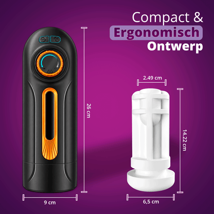 Desiredrops Sasha Sucker – Elektrische Masturbator – Zwart
