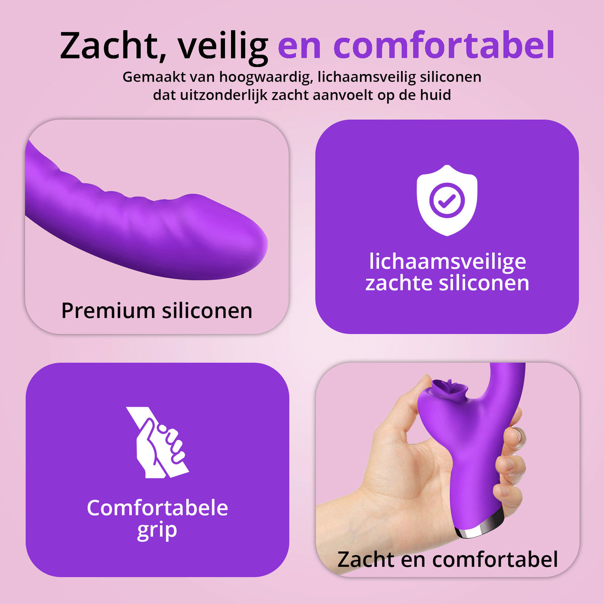 Desiredrops Duo Vibrator met Luchtdrukfunctie