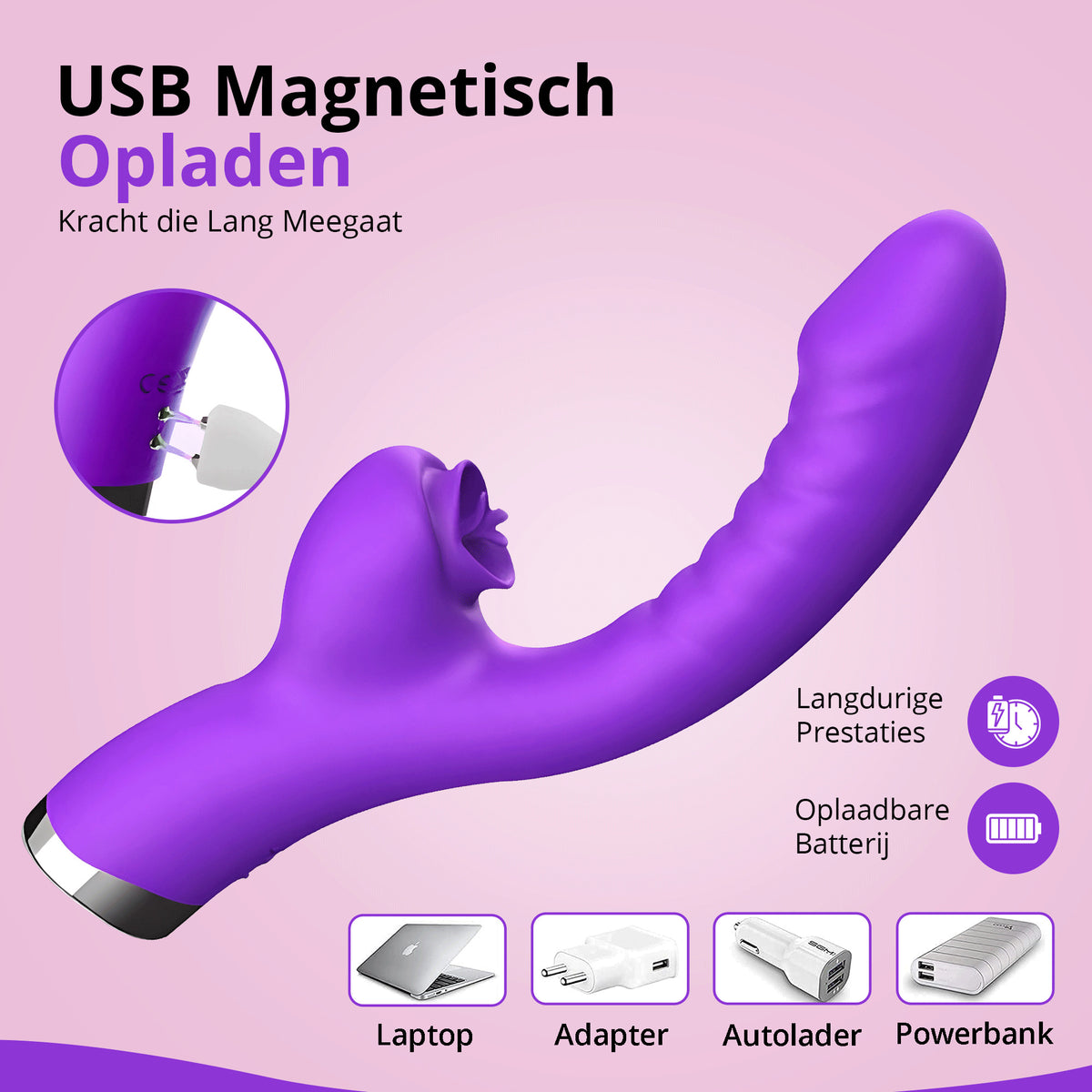 Desiredrops Duo Vibrator met Luchtdrukfunctie