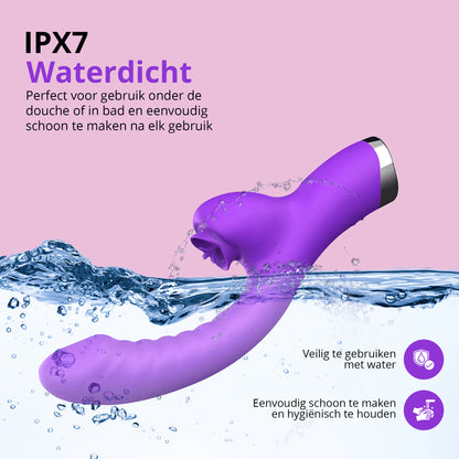 Desiredrops Duo Vibrator met Luchtdrukfunctie