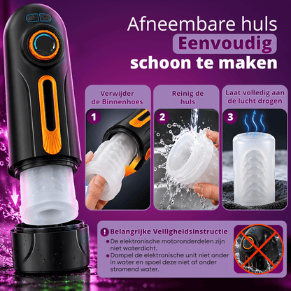 Desiredrops Sasha Sucker – Elektrische Masturbator – Zwart