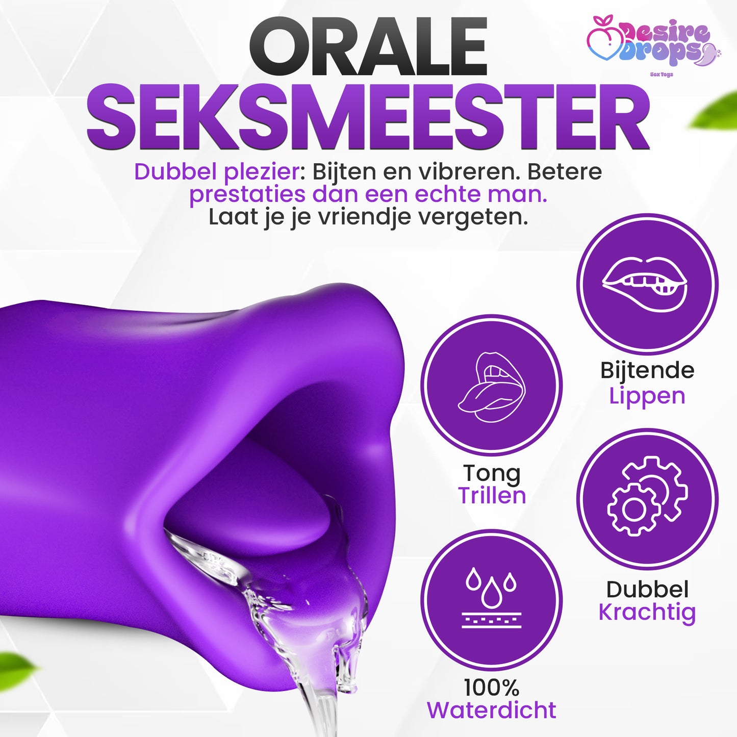 Paarse Mond Vibrator