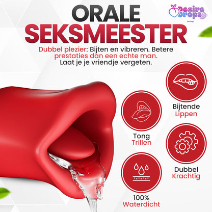 Rood Mond Vibrator