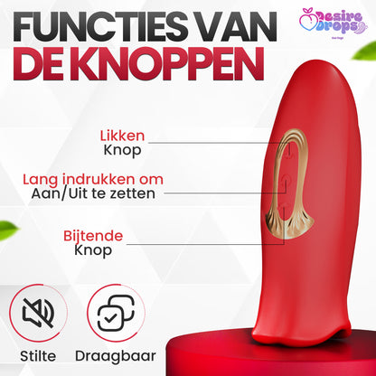 Rood Mond Vibrator