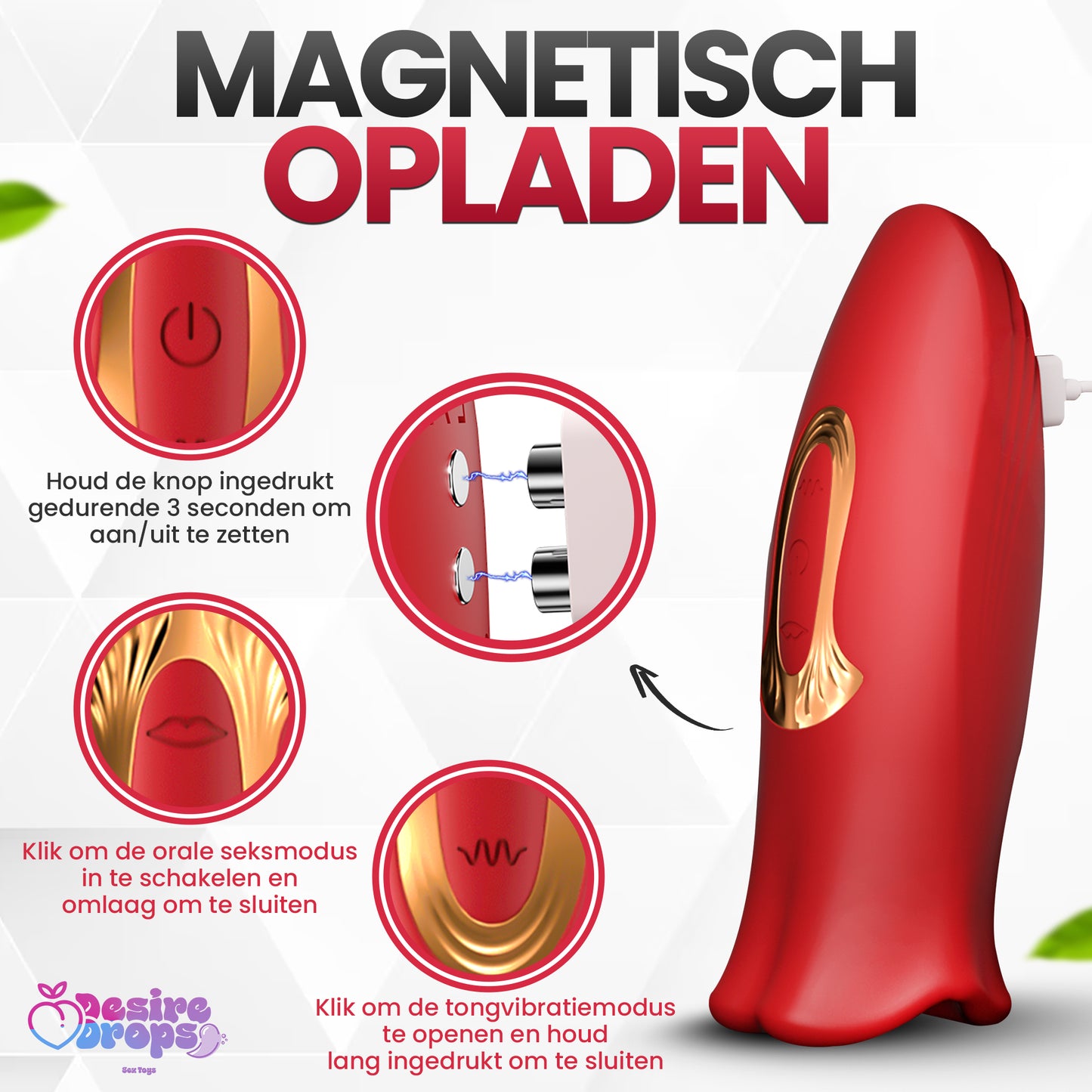 Rood Mond Vibrator