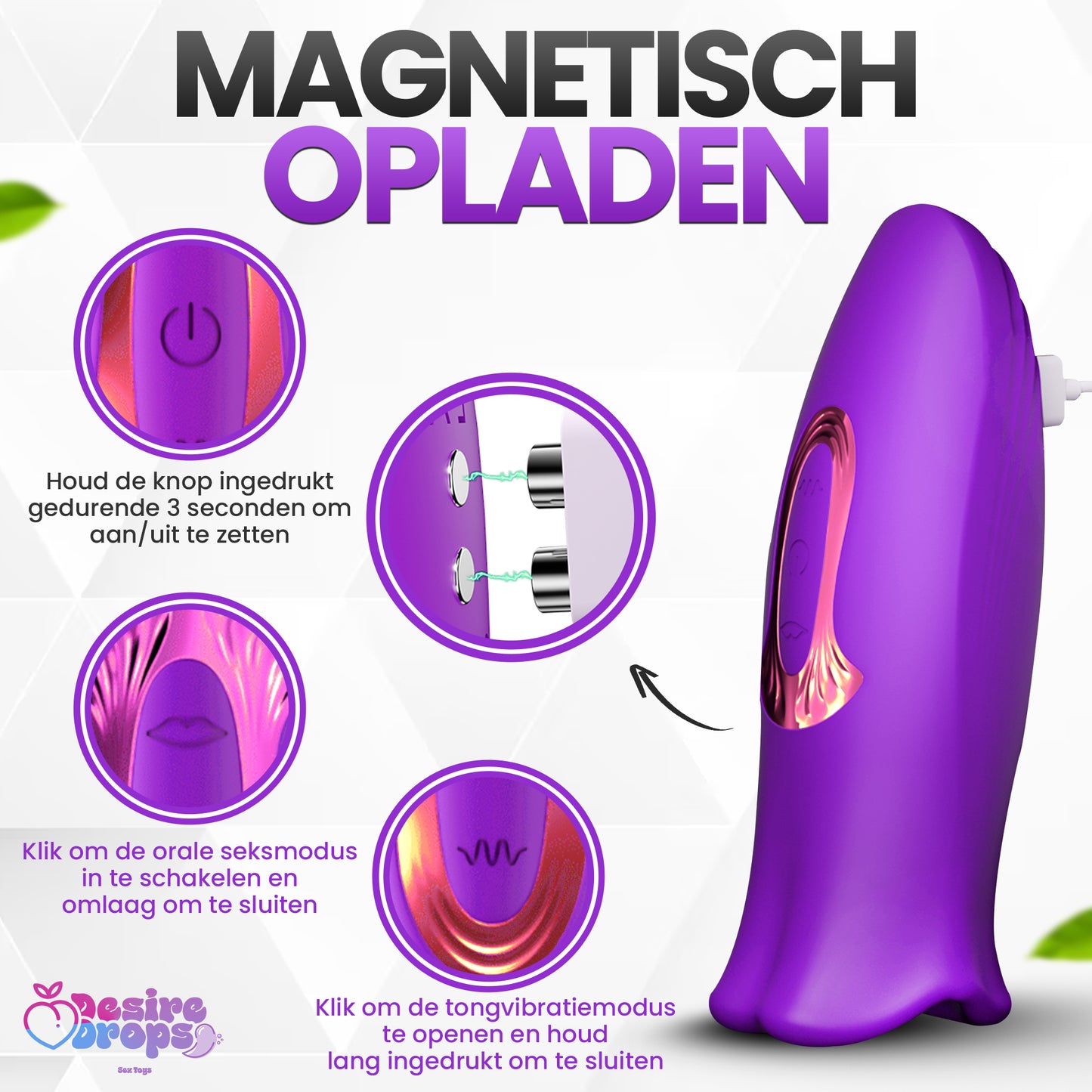 Paarse Mond Vibrator