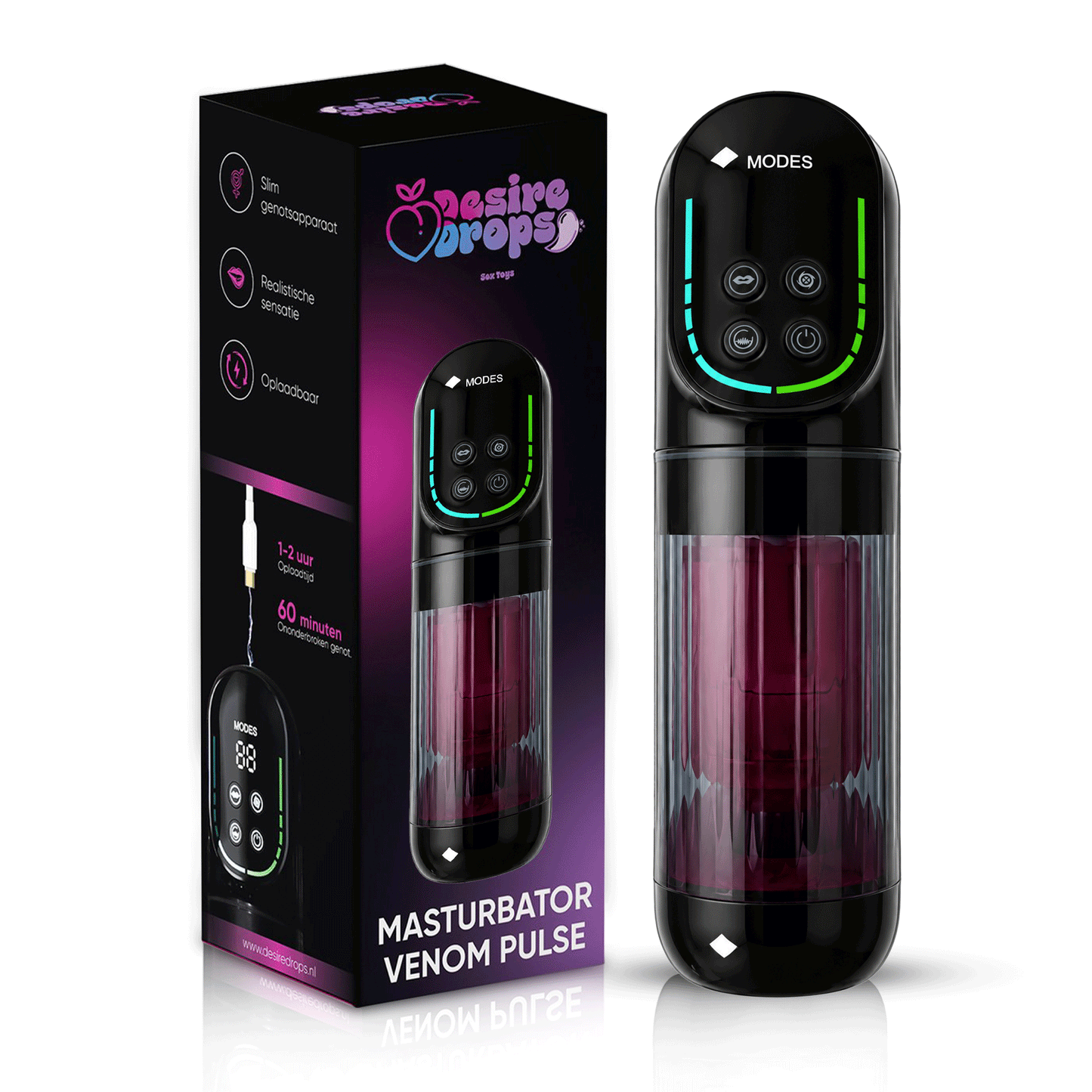 Desiredrops Venom Pulse Automatische Masturbator